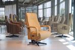 Gealux Twinz TW1212 moderne sta op stoel draai/relaxfauteuil, Ophalen of Verzenden, Nieuw, Leer, Design made in Holland