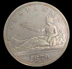 Spanje. Gobierno Provisional. 5 Pesetas 1870*70 SNM (Zonder
