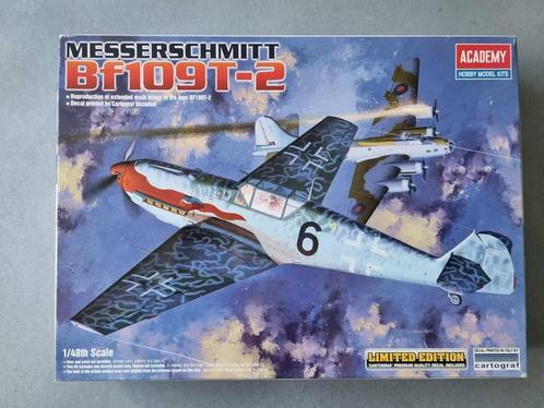 Academy 12225 Messerschmitt Bf109T-2 1:48, Hobby en Vrije tijd, Modelbouw | Vliegtuigen en Helikopters, Verzenden