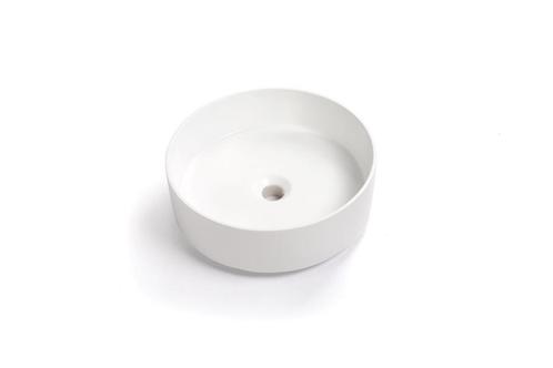 Waskom Zola 38x38x11cm mat wit inclusief afvoerplug, Doe-het-zelf en Verbouw, Sanitair, Verzenden