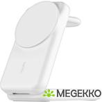 Belkin UltraCharge 25w Qi2 3in1 Magnetic Charger EU White, Verzenden, Nieuw