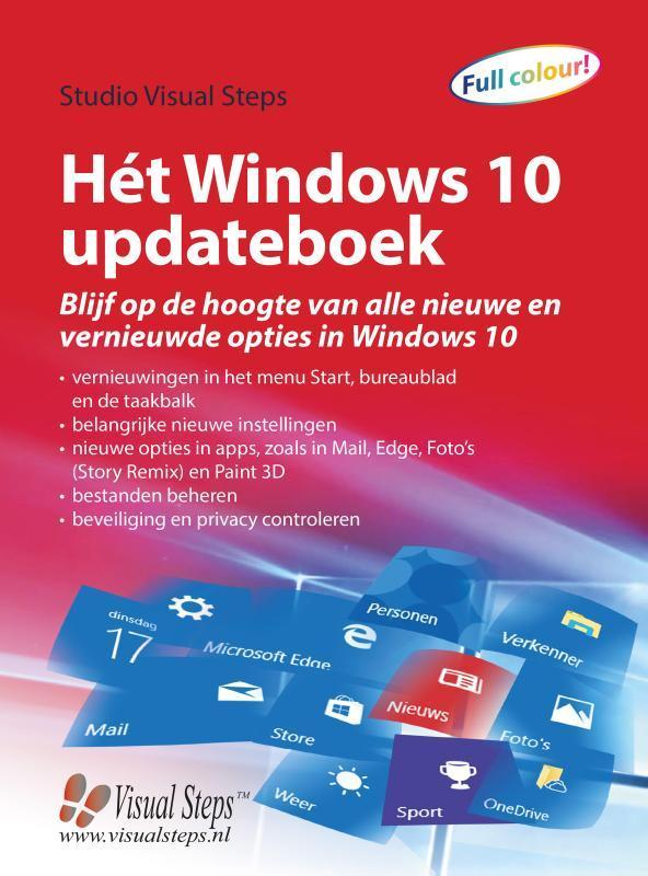 Hét Windows 10 updateboek 9789059055247 Studio Visual Steps, Boeken, Informatica en Computer, Gelezen, Verzenden