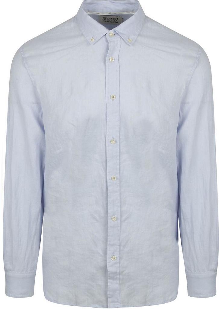 Scotch and Soda Linnen Overhemd Lichtblauw maat XL Heren, Kleding | Heren, Overhemden, Nieuw, Verzenden