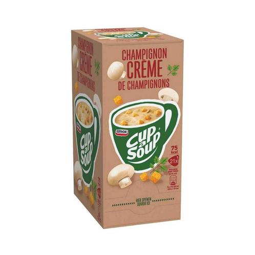 Cup-a-Soup Champignon Crèmesoep - Pak van 21 zakjes, Zakelijke goederen, Kantoor en Winkelinrichting | Kantoorartikelen, Verzenden