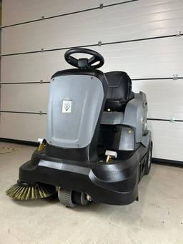 Kärcher KM 90/60 R Veegmachine - zo goed als nieuw, Tuin en Terras, Veegmachines, Nieuw, Ophalen of Verzenden