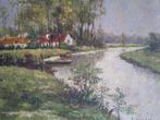 Frans Van Genesen (1887-1961) - Aan de rivier, Antiek en Kunst