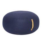 Hübsch - Poef - Mochi Poef Ø70 - Blauw - Wol - Geen reserve, Antiek en Kunst
