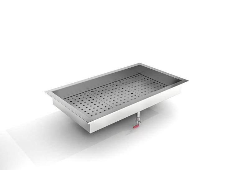 Crushed Ice Bak | 3/1 GN Inbouw | RVS AISI 304 Combisteel, Zakelijke goederen, Horeca | Meubilair en Inrichting, Verzenden