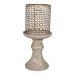 Windlicht op standaard Antique 20x43,5cm, Huis en Inrichting, Woonaccessoires | Kandelaars en Kaarsen, Verzenden, Nieuw