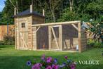 Houten volière ren. Nederlandse productie! GRATIS thuis