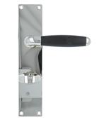 Deurklink Met schild Ton Model 1933 WC63/8 glans nikkel, Doe-het-zelf en Verbouw, Verzenden, Nieuw