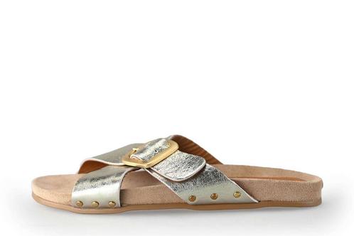 Notre-V Slippers in maat 41 Goud | 10% extra korting, Kleding | Dames, Schoenen, Overige kleuren, Zo goed als nieuw, Slippers