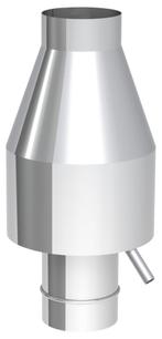 GGM Gastro | Deflectorkap - Ø 500 mm | DHJ500 | DHJ500, Doe-het-zelf en Verbouw, Ventilatie en Afzuiging, Verzenden, Nieuw