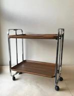 Serveerwagen - staal - raro, vintage lucido, Antiek en Kunst