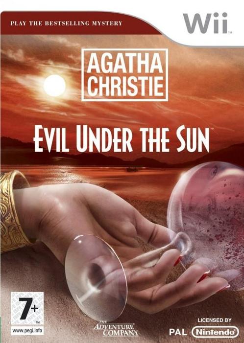 Agatha Christie Evil Under The Sun (Nintendo Wii), Spelcomputers en Games, Games | Nintendo Wii, Gebruikt, Vanaf 3 jaar, Verzenden