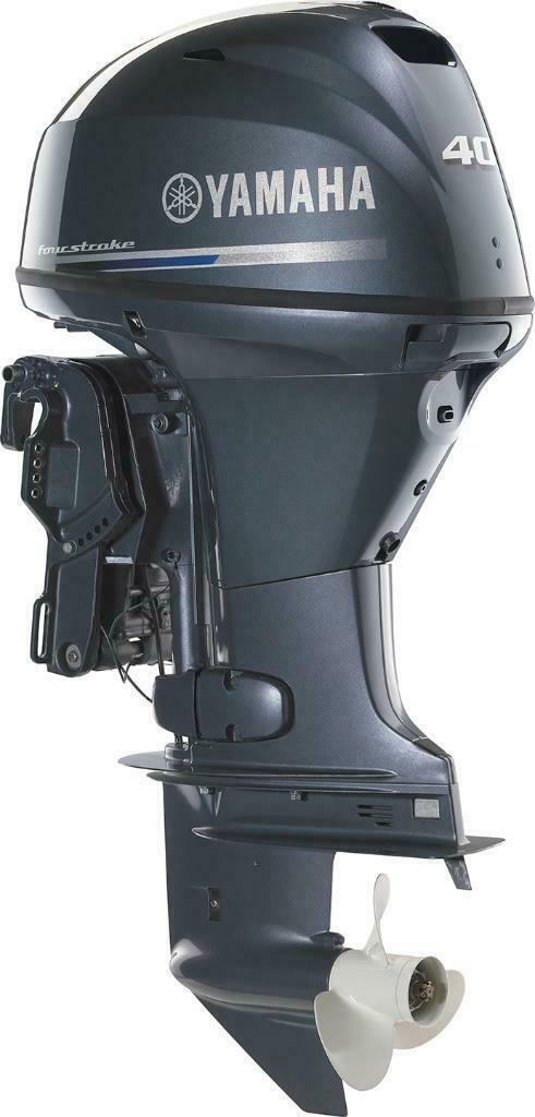 NIEUWE Yamaha 40 pk elektrisch gestart en trim Incl. rigging, Watersport en Boten, Buiten- en Binnenboordmotoren, Buitenboordmotor