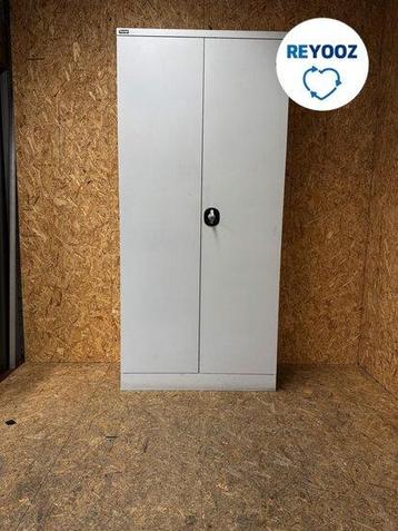 Triumph draaideurkast - 195x90x41,5cm - lichtgrijs met li... beschikbaar voor biedingen