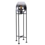 Highlight vloerlamp incl. 26cm Semi Smoked Zwart E27 100 cm, Huis en Inrichting, Lampen | Vloerlampen, Ophalen of Verzenden, Nieuw
