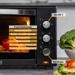 Mini oven - Vrijstaand - 35 Liter - 1600W - Zwart - TZS, Witgoed en Apparatuur, Verzenden, Zo goed als nieuw