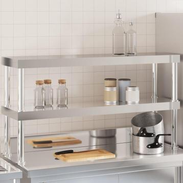 Verhoog je Werktafel met RVS! | Retourdeal - 42%! beschikbaar voor biedingen