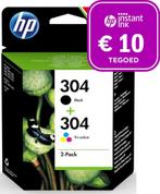 HP 304 - Inktcartridge kleur en zwart + Instant Ink tegoed, Computers en Software, Printers, Verzenden, Nieuw