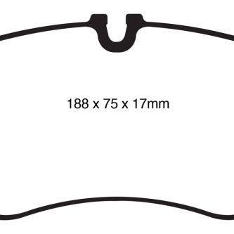 EBC 11 Audi A6 2.0 Turbo Yellowstuff Front Brake Pads -, Auto-onderdelen, Remmen en Aandrijving, Ophalen of Verzenden