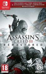 Switch Assassins Creed III Remastered, Verzenden, Zo goed als nieuw