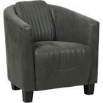 Leren fauteuil Press Special - Kenia Antracite (grijs) - Po, Huis en Inrichting, Fauteuils, Nieuw, Ophalen of Verzenden, Leren fauteuil Press Special - Kenia Antracite (grijs) - Poten hout zwart past perfect in uw interieur als u woonstijl: Eigentijds, Klassiek, Retro, Romantisch, Vintage is.
