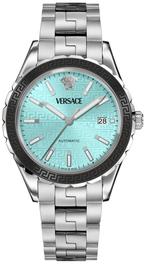 Versace VEQCA0324 Hellenyium automatisch horloge 42 mm, Overige merken, Staal, Verzenden, Polshorloge
