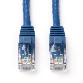 Netwerkkabel | Cat6a U/UTP | 7 meter (Blauw), Computers en Software, Pc- en Netwerkkabels, Nieuw, Verzenden