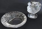 Lalique - Beeldje, Set de fumeur - Tête de Lion - 14.5 cm -