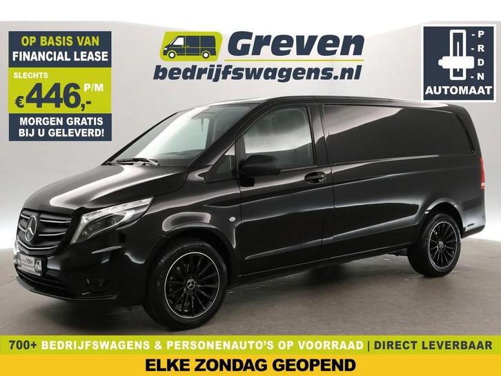 Mercedes-Benz Vito 114 CDI Lang | Aut. | Adap. Cruise |, Auto's, Bestelauto's, Te koop, Automaat, Financial lease, Diesel, Zwart