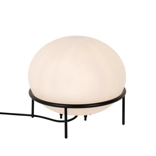 Design buiten tafellamp zwart - Jannie, Huis en Inrichting, Lampen | Tafellampen, Nieuw, Kunststof, Minder dan 50 cm