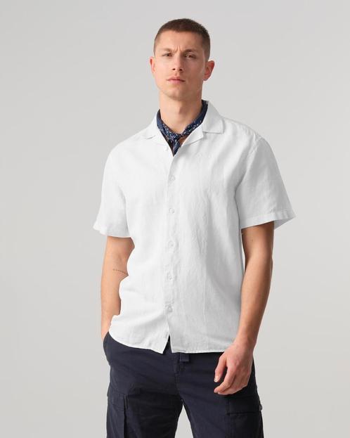 -50% J.C. Rags  J.C. Rags Elvis casual overhemd met korte mo, Kleding | Heren, Overhemden, Wit, Nieuw, Verzenden