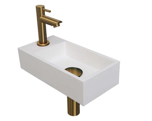 Fonteinset INK Versus 36x18x9 cm Polystone Mat Wit Met, Doe-het-zelf en Verbouw, Sanitair, Overige typen, Nieuw, Ophalen of Verzenden