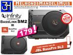 Underseat auto subwoofer Infinity = JBL BassPro SL2 NU €179!, Auto diversen, Autospeakers, Ophalen of Verzenden, Nieuw