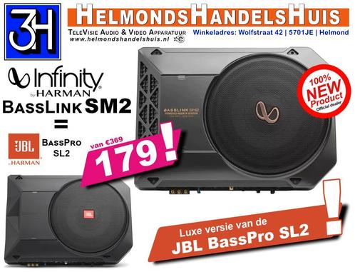 Underseat auto subwoofer Infinity = JBL BassPro SL2 NU €179!, Auto diversen, Autospeakers, Nieuw, Ophalen of Verzenden