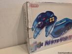 Nintendo 64 / N64 - Console - Clear Blue - Boxed, Spelcomputers en Games, Spelcomputers | Nintendo 64, Verzenden, Gebruikt