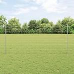 vidaXL Euro Fence met 10 U-posten Zilver 1,2x10 m Staal, Verzenden, Nieuw, IJzer