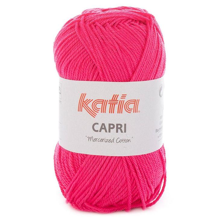 Katia Capri - 82115 fuchsia - Katoen Garen, Hobby en Vrije tijd, Breien en Haken, Ophalen of Verzenden