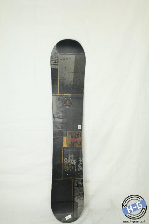 Refurbished - Snowboard - Burton Process black - 155, Sport en Fitness, Snowboarden, Board, Gebruikt, Ophalen of Verzenden