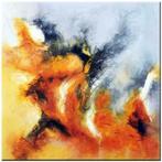 Desert - Abstract olieverf schilderij 100x100cm, Ophalen of Verzenden