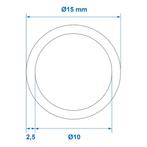 ProPlus Drinkwaterslang - 2.5 meter - Transparant - Ø 15..., Witgoed en Apparatuur, Ophalen of Verzenden, Nieuw