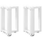vidaXL Salontafelpoten 2 st T-vormig 28x25x(42-43) cm staal, Verzenden, Nieuw