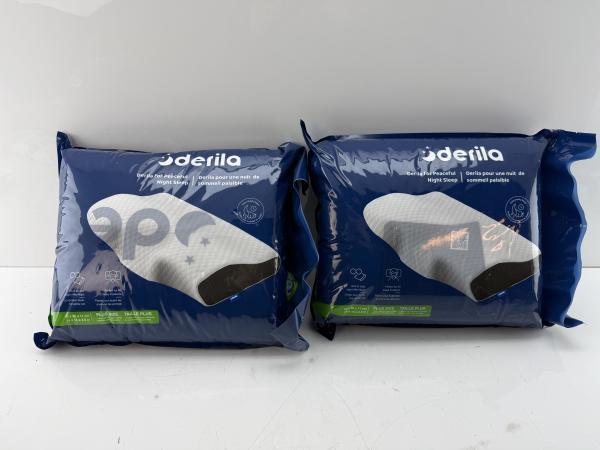 Veiling - 2x Derila traagschuim kussen – Plus Size, Huis en Inrichting, Slaapkamer | Beddengoed