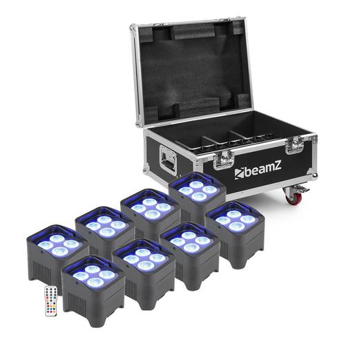 BeamZ BBP94 Uplight set van 8x BBP94 in FCC9 flightcase, Muziek en Instrumenten, Licht en Laser, Verzenden