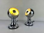 Lamp (2) - Cromatische eyeball lamp uit de space age jaren, Antiek en Kunst, Antiek | Lampen