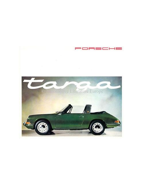 1965 PORSCHE 911 | 912 TARGA BROCHURE, Boeken, Auto's | Folders en Tijdschriften, Porsche
