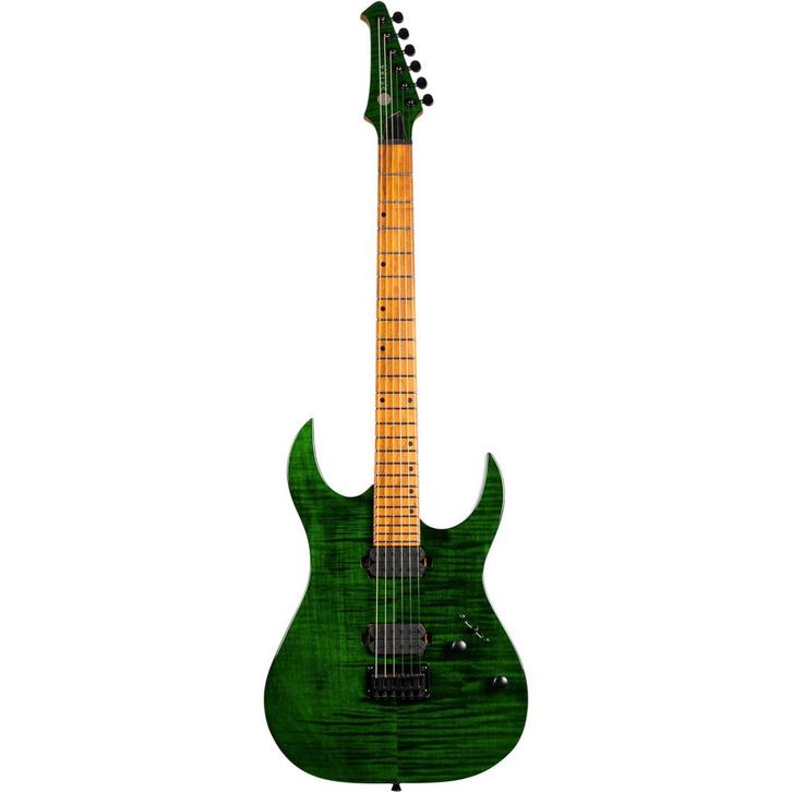 Spira Guitars S-450 TGR Transparent Green elektrische gitaar, Muziek en Instrumenten, Snaarinstrumenten | Gitaren | Elektrisch