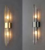 Luxe Gouden Wandlamp met Kristal – Moderne LED Verlichting, Huis en Inrichting, Lampen | Hanglampen, Verzenden, Nieuw